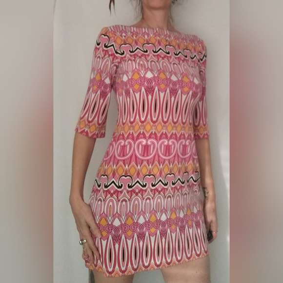 Donna Morgan Vintage 90's Retro Style Dress 6 - Picture 5 of 10